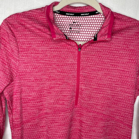 Nike Sweaters Nike Golf Zip Up Sweatshirt In Pink Poshmark